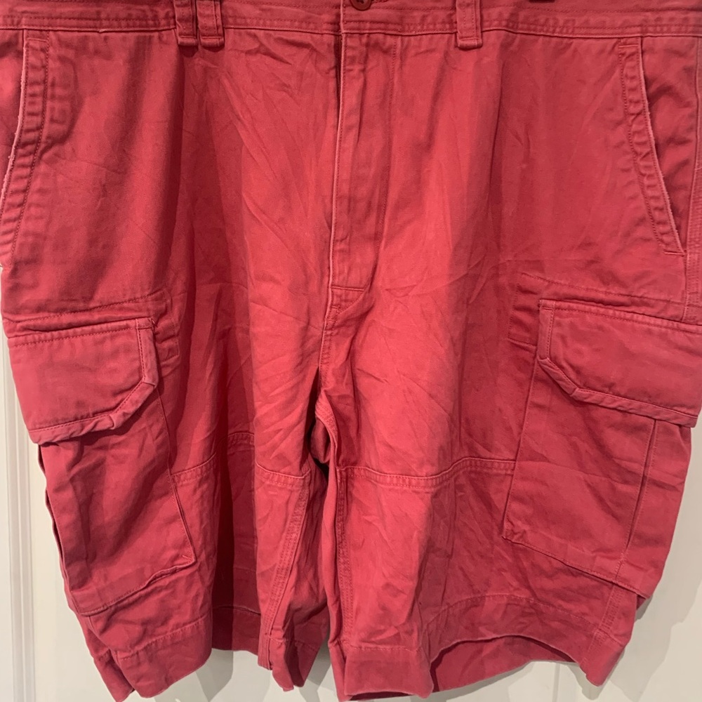 Ralph Lauren Vintage Men's Red Cargo Shorts